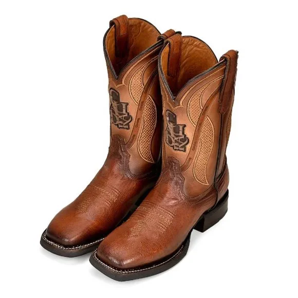 NIB Cuadra Ostrich Belly Western Boots